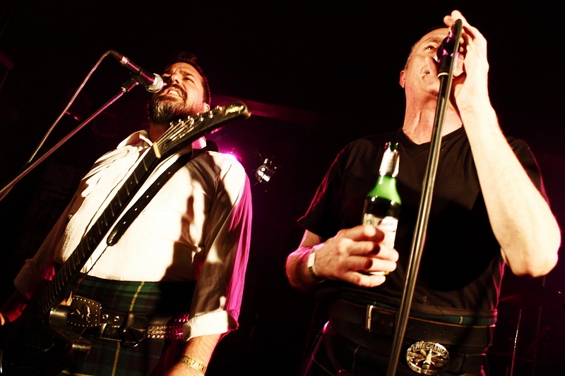 Real McKenzies - koncert: Real McKenzies, Ostrawa 'Barrak' 19.01.2012