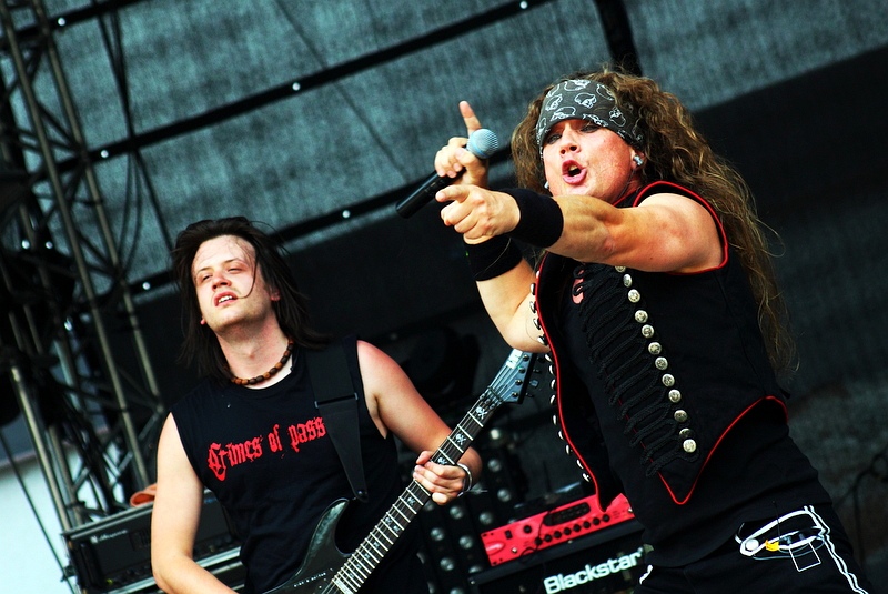 Crimes Of Passion - koncert: Arakain, Crimes of Passion ('Metalfest 2011'), Pilzno 'Amfiteatr Lochotin' 4.06.2011