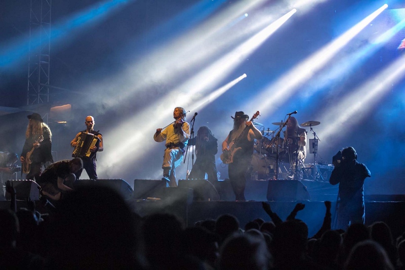 Korpiklaani - koncert: Korpiklaani, Cieszanów 23.08.2014