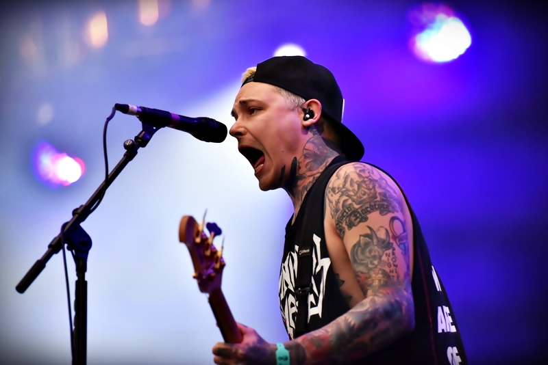 The Amity Affliction - koncert: The Amity Affliction ('Hellfest 2016'), Clisson 18.06.2016