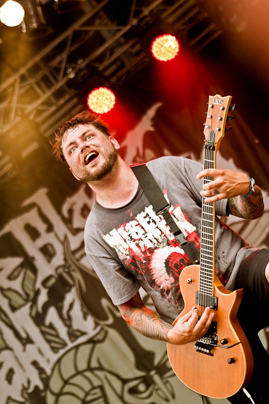 The Black Dahlia Murder - koncert: The Black Dahlia Murder ('Brutal Assault 2012'), Jaromer 9.08.2012