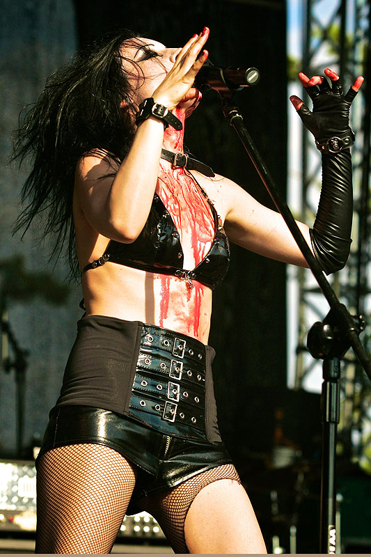 Theatres des Vampires - koncert: Alec Empire, Theatres des Vampires ('Castle Party 2010'), Bolków 'Zamek' 31.07.2010