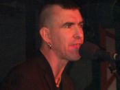 Justin Sullivan - koncert: Justin Sullivan i Dean White (New Model Army), Warszawa 'Riviera-Remont' 20.02.2001