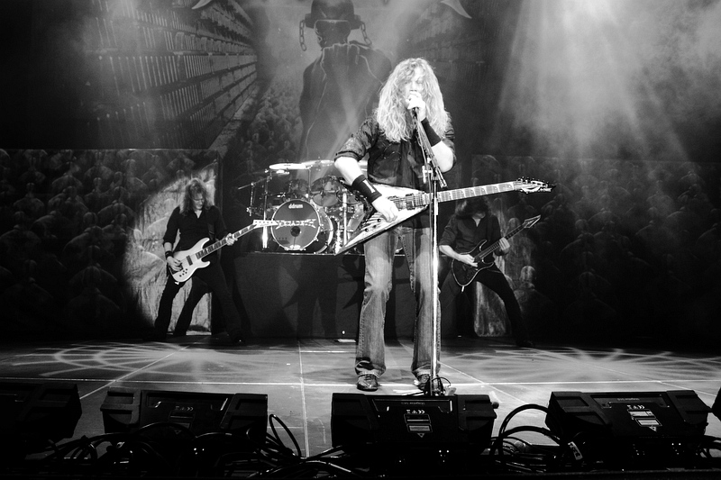 Megadeth - koncert: Megadeth, Praga 'O2 Arena' 10.04.2011