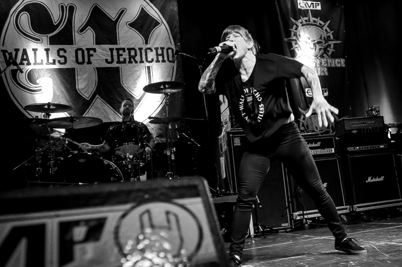 Walls of Jericho - koncert: Walls of Jericho, Warszawa 'Progresja Music Zone' 19.01.2017