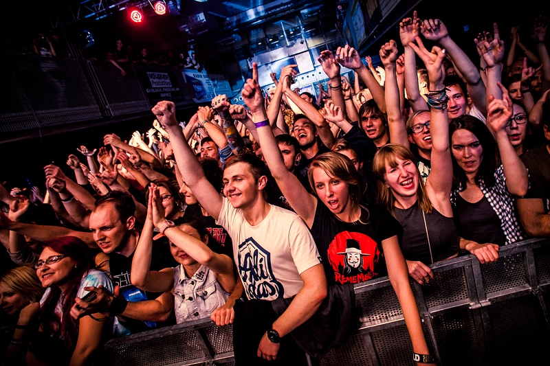 Enter Shikari - koncert: Enter Shikari, Kraków 'Kwadrat' 9.10.2014