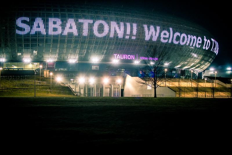 Sabaton - koncert: Sabaton, Kraków 'Tauron Arena' 3.03.2017