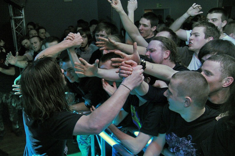 koncert: The Black Dahlia Murder, Cephalic Carnage - zdjęcia fanów, Wrocław 'Firlej' 28.01.2009