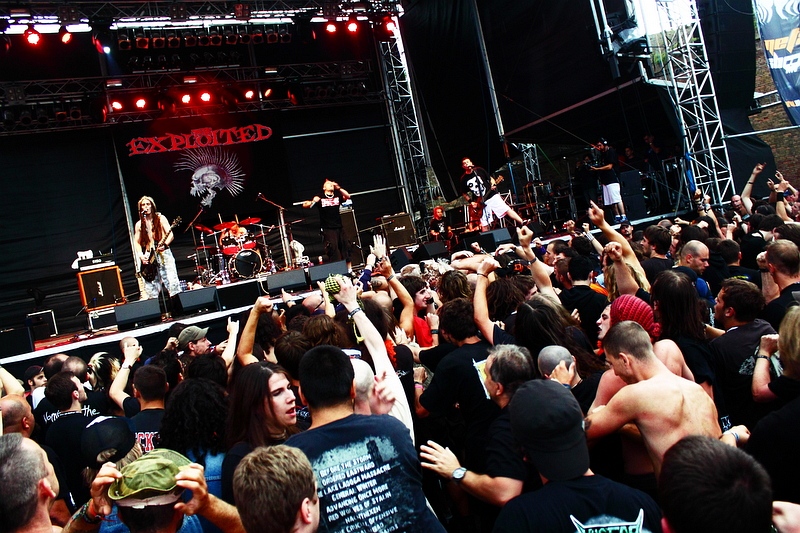 The Exploited - koncert: Exodus, The Exploited ('Brutal Assault 2011'), Jaromer 'Twierdza Josefov' 12.08.2011