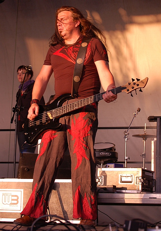 Dreadful Shadows - koncert: Crematory, Fading Colours, Dreadful Shadows (Castle Party 2009), Bolków 25.07.2009