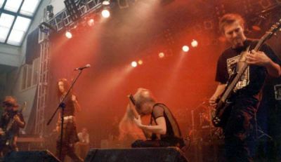 Source of Tide - koncert: Mystic Festival 2001: Mayhem, Zyklon, Behemoth, Sinister, Source Of Tide, Devilyn, Kraków 'Hala Wisły' 13.10.2001