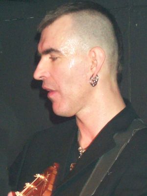 Justin Sullivan - koncert: Justin Sullivan i Dean White (New Model Army), Warszawa 'Riviera-Remont' 20.02.2001