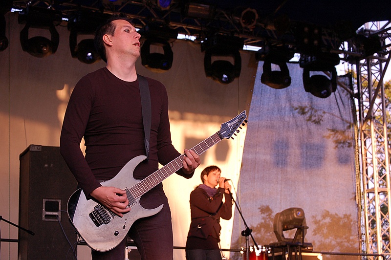 Dreadful Shadows - koncert: Crematory, Fading Colours, Dreadful Shadows (Castle Party 2009), Bolków 25.07.2009