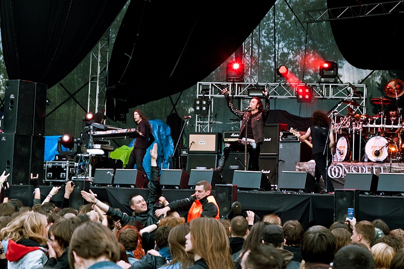 Moonspell - koncert: Moonspell ('Metalfest 2012'), Jaworzno 'Zalew Sosina' 1.06.2012