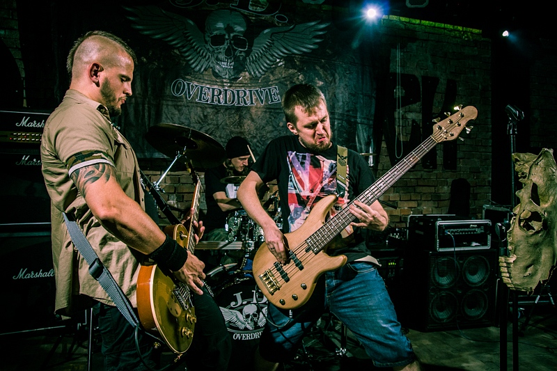 J. D. Overdrive - koncert: J. D. Overdrive, Kraków 'Zaścianek' 25.08.2013