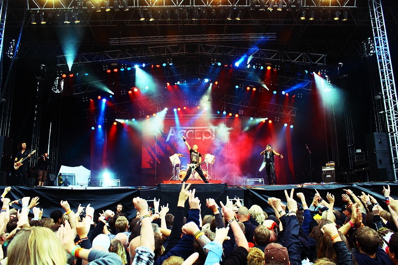 Accept - koncert: Saxon, Accept ('Sweden Rock Festival 2011'), Solvesborg 9.06.2011