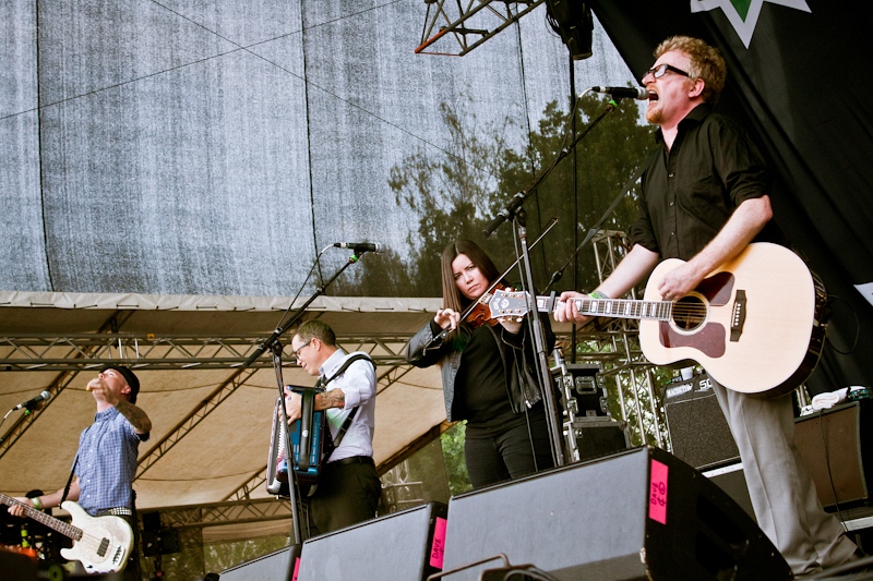 Flogging Molly - koncert: Flogging Molly ('Rock For People 2012'), Hradec Kralove 5.07.2012