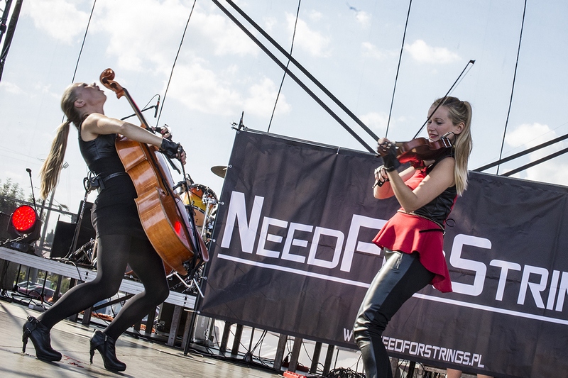 Need For Strings - koncert: Need For Strings ('Przystanek Żory'), Żory 'Park Cegielnia' 7.08.2016