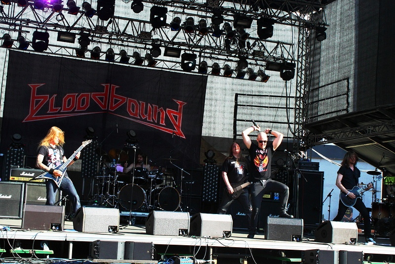 Bloodbound - koncert: Bloodbound ('Metalfest 2011'), Pilzno 'Amfiteatr Lochotin' 4.06.2011