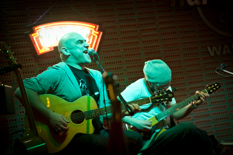 Maciej Balcar i Nie-bo - koncert: Maciej Balcar & Nie-Bo ('Granie na żywo'), Warszawa 'Hard Rock Cafe' 6.02.2012