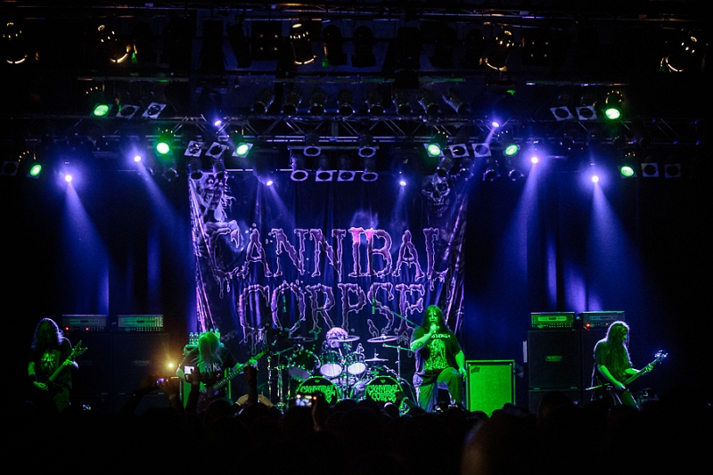 Cannibal Corpse - koncert: Cannibal Corpse, Warszawa 'Progresja Music Zone' 17.11.2014