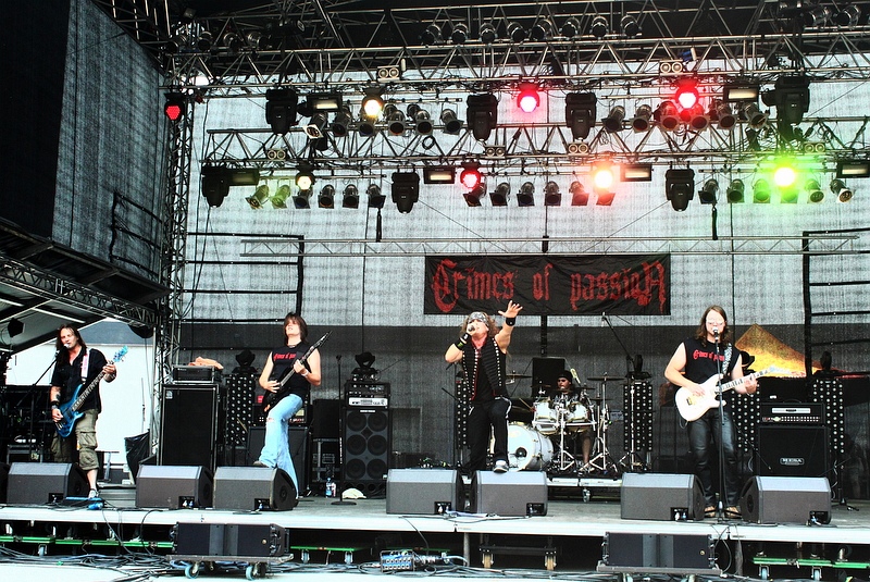Crimes Of Passion - koncert: Arakain, Crimes of Passion ('Metalfest 2011'), Pilzno 'Amfiteatr Lochotin' 4.06.2011