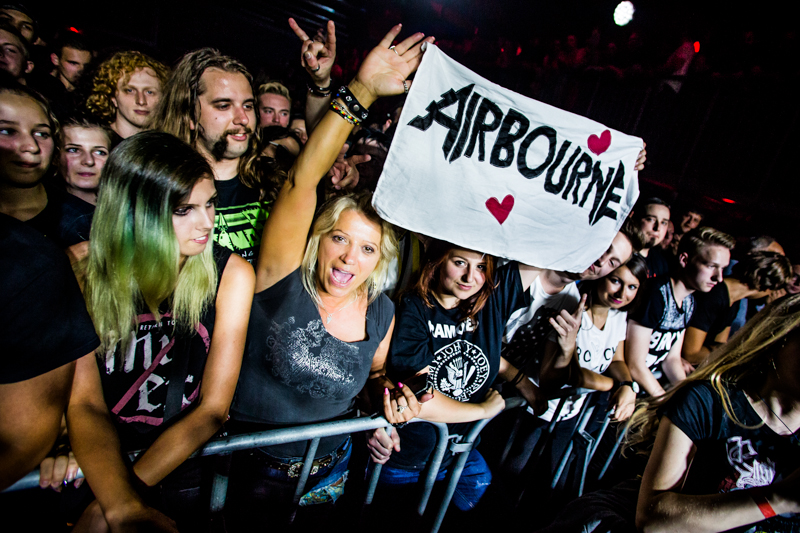 Airbourne - koncert: Airbourne, Katowice 'Mega Club' 17.08.2016