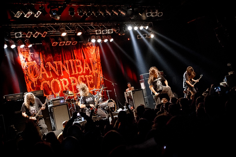 Cannibal Corpse - koncert: Cannibal Corpse, Warszawa 'Progresja Music Zone' 17.11.2014