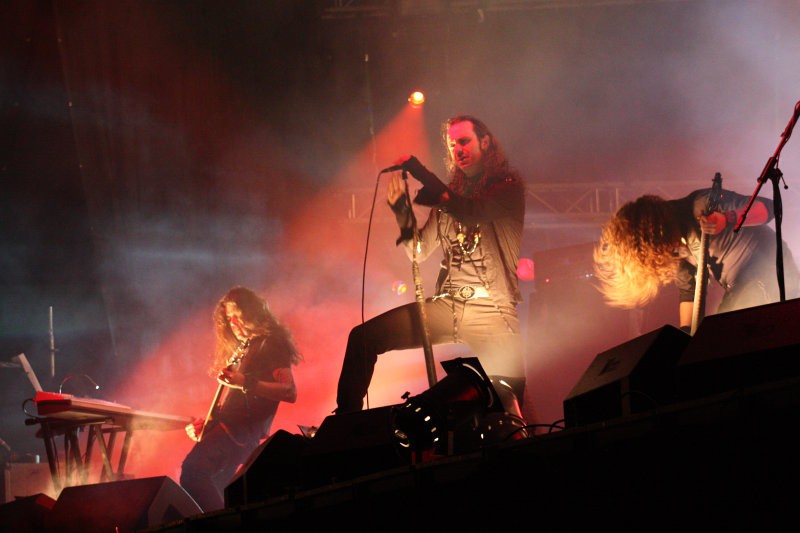 Moonspell - koncert: Moonspell (Hunterfest 2008), Szczytno 'Plaża Miejska' 28.06.2008