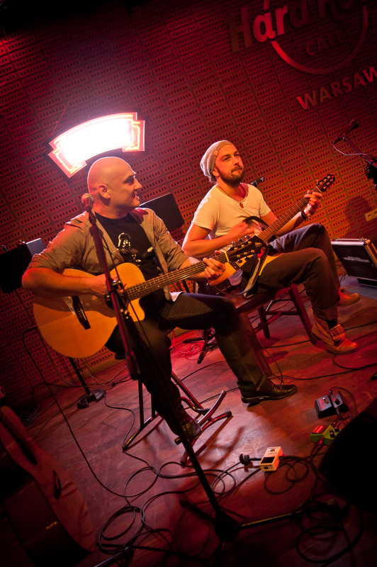 Maciej Balcar i Nie-bo - koncert: Maciej Balcar & Nie-Bo ('Granie na żywo'), Warszawa 'Hard Rock Cafe' 6.02.2012