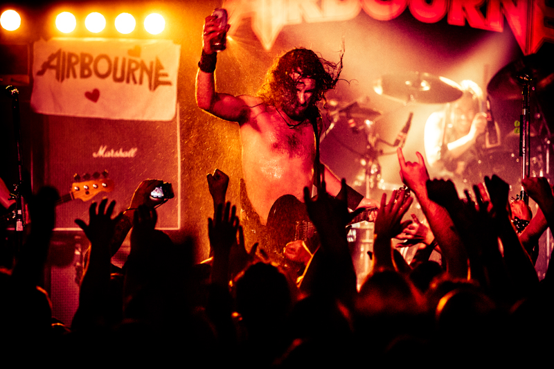 Airbourne - koncert: Airbourne, Katowice 'Mega Club' 17.08.2016