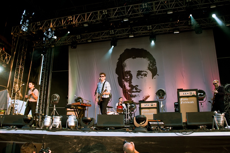 Franz Ferdinand - koncert: Franz Ferdinand ('Rock For People 2012'), Hradec Kralove 4.07.2012