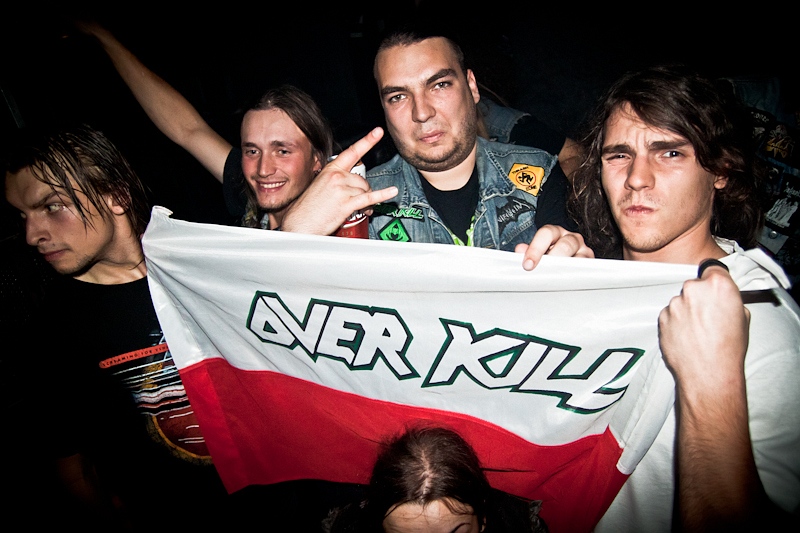 Overkill - koncert: Overkill, Katowice 'Mega Club' 14.10.2012