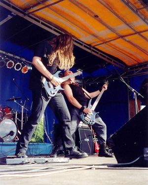 Sacriversum - koncert: Smash Fest 2002, Ustronie Morskie 'Lotnisko Bagicz' 28.06.2002