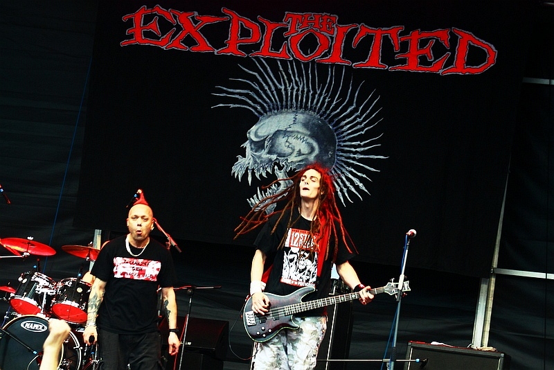 The Exploited - koncert: Exodus, The Exploited ('Brutal Assault 2011'), Jaromer 'Twierdza Josefov' 12.08.2011