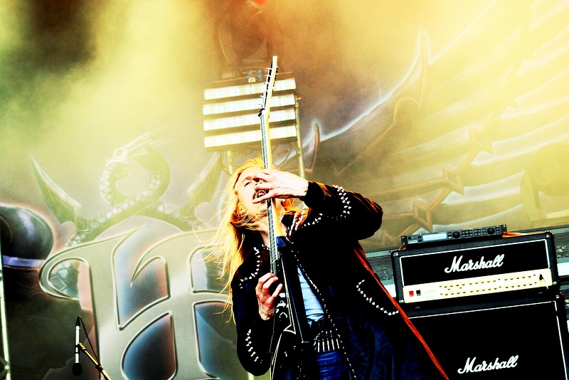 HammerFall - koncert: Hammerfall ('Hellfest 2011'), Clisson 18.06.2011