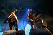 HammerFall - koncert: Masters Of Rock Winter 2005 (Stratovarius, Hammerfall, Korpiklaani i Arakain), Zlin 'Hala Novesta' 3.12.2005