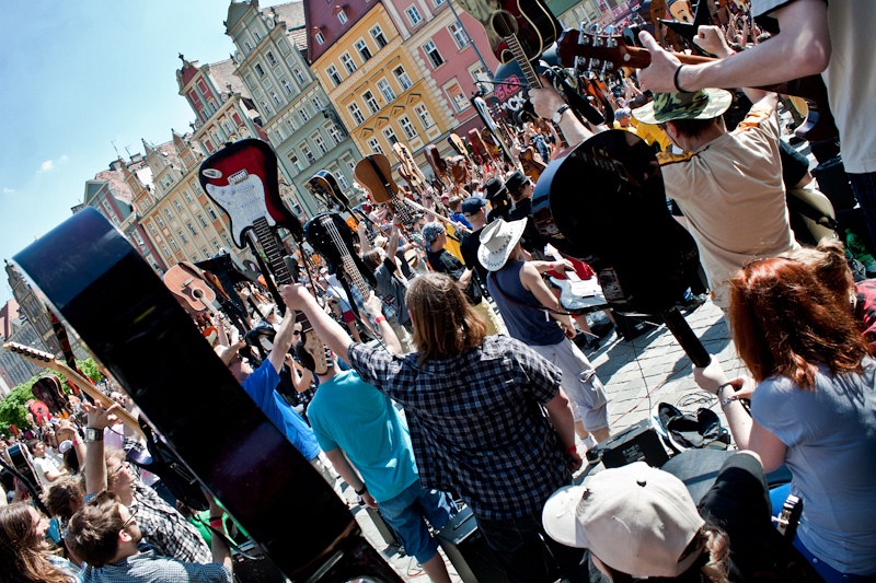 koncert: Gitarowy rekord Guinnessa ('Thanks Jimi Festival 2012'), Wrocław 'Wyspa Słodowa' 1.05.2012