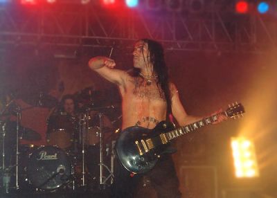 Rotting Christ - koncert: Dark Tranquility, Rotting Christ, Enslaved, Kraków 'Studio TVP Krzemionki' 7.10.2002