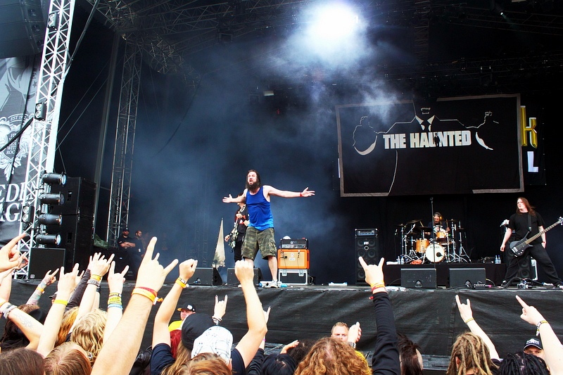 The Haunted - koncert: Clutch, The Haunted ('Sweden Rock Festival 2011'), Solvesborg 9.06.2011