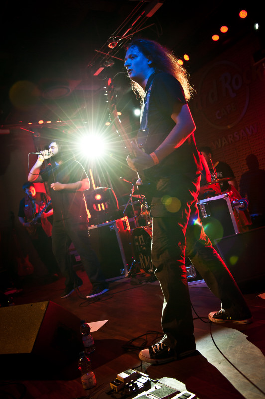 Thesis - koncert: Thesis ('Pepsi Rocks'), Warszawa 'Hard Rock Cafe' 9.08.2011