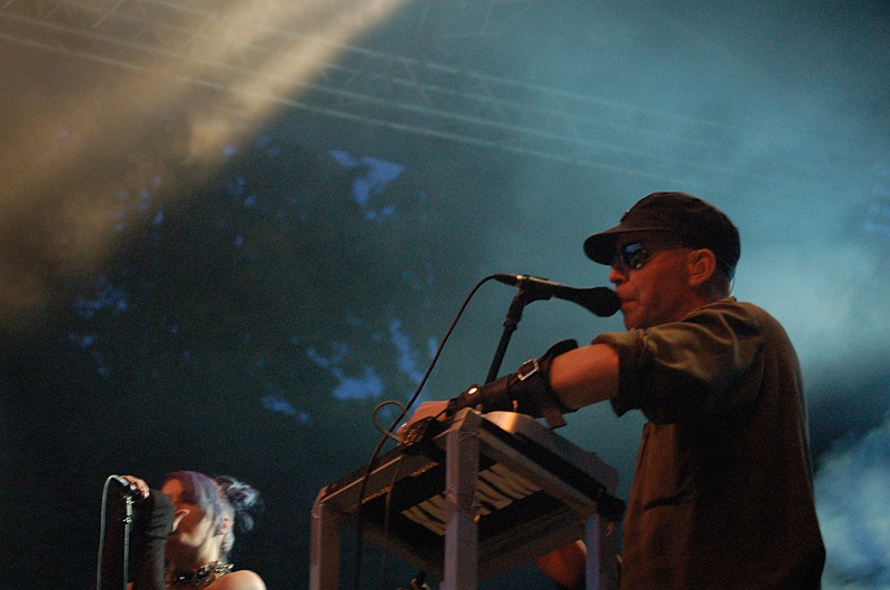 KMFDM - koncert: Front 242, Diary Of Dreams, KMFDM (Castle Party 2009), Bolków 26.07.2009