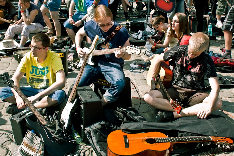 koncert: Gitarowy rekord Guinnessa ('Thanks Jimi Festival 2012'), Wrocław 'Wyspa Słodowa' 1.05.2012