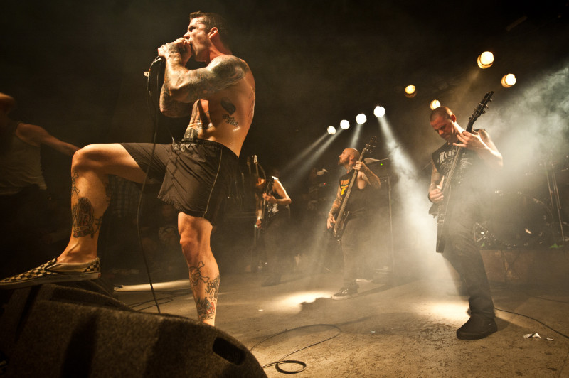 Bleeding Through - koncert: Bleeding Through, Kraków 'Rotunda' 14.11.2010