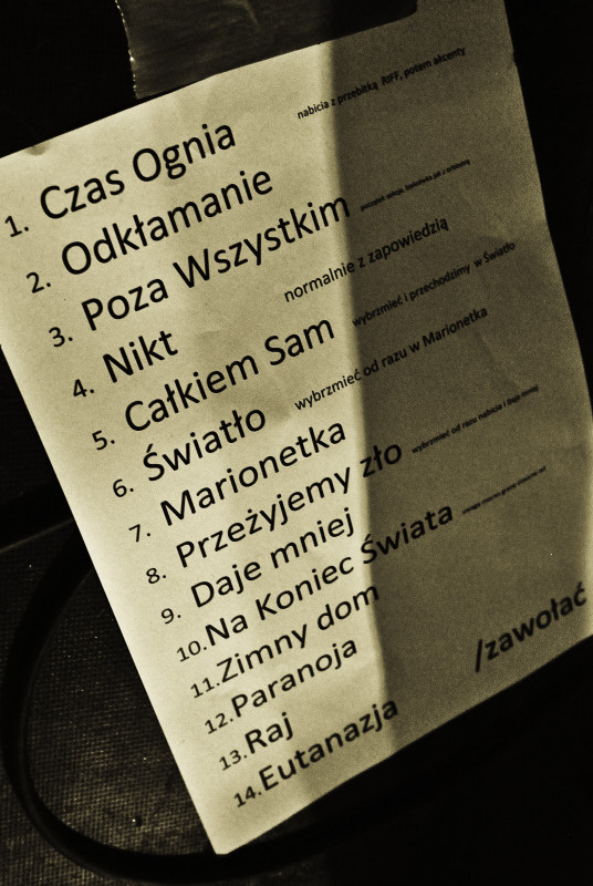 Totentanz - koncert: Totentanz, Carrion, Nutshell, Warszawa 'Progresja' 6.12.2009