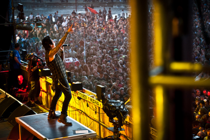 Papa Roach - koncert: Papa Roach ('Przystanek Woodstock 2010'), Kostrzyn nad Odrą 30.07.2010