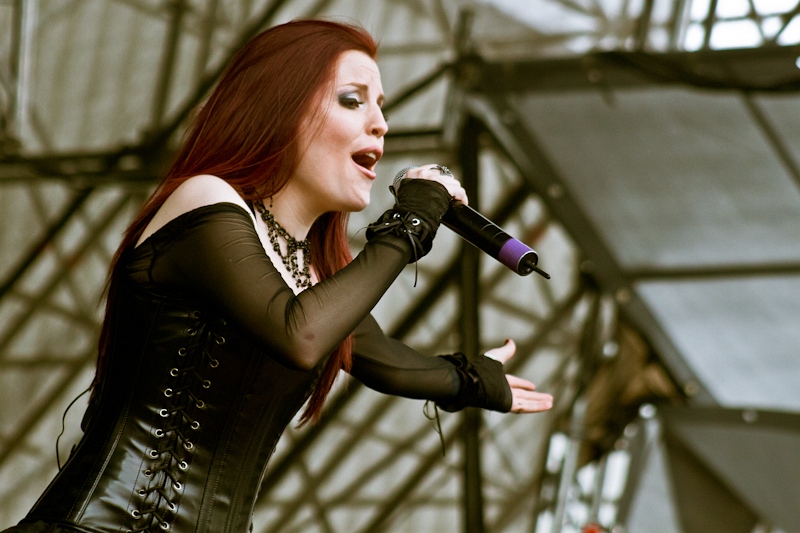 Sirenia - koncert: Sirenia ('Masters Of Rock 2012'), Vizovice 13.07.2012