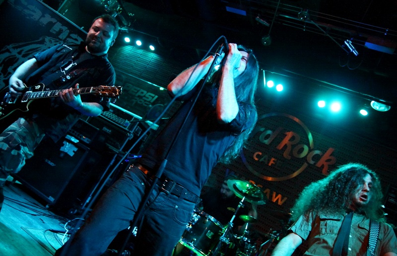 Carnal - koncert: Corruption, Carnal, Soulburners ('Bourbon River Re-Creation Tour 2010'), Warszawa 'Hard Rock Cafe' 2.03.2010