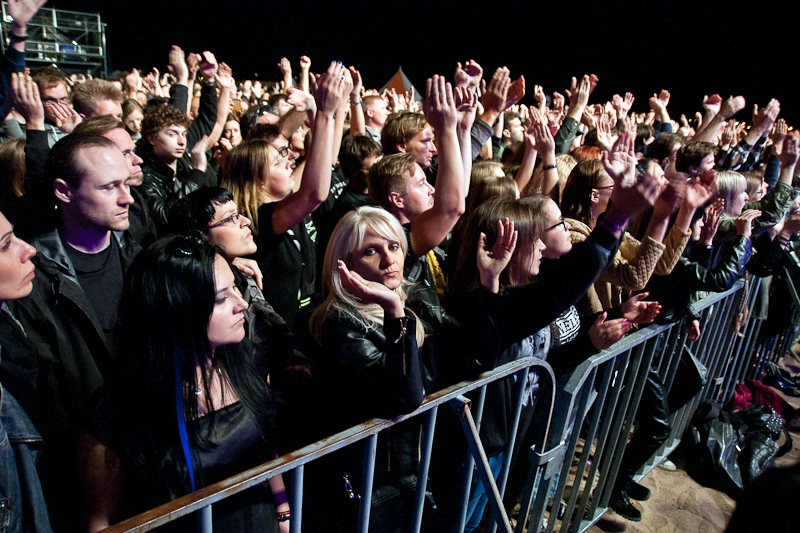 Lacuna Coil - koncert: Lacuna Coil, Płock 'Plaża nad Wisłą' 5.09.2015