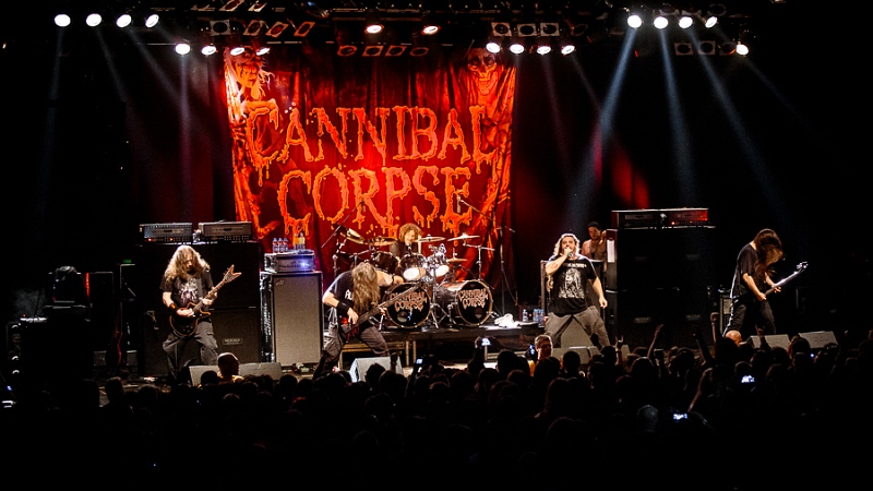 Cannibal Corpse - koncert: Cannibal Corpse, Warszawa 'Progresja Music Zone' 17.11.2014